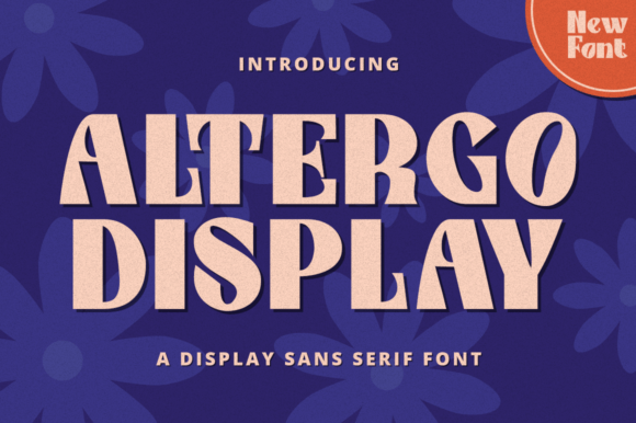 Altergo Display: Bold Sans Serif for Branding