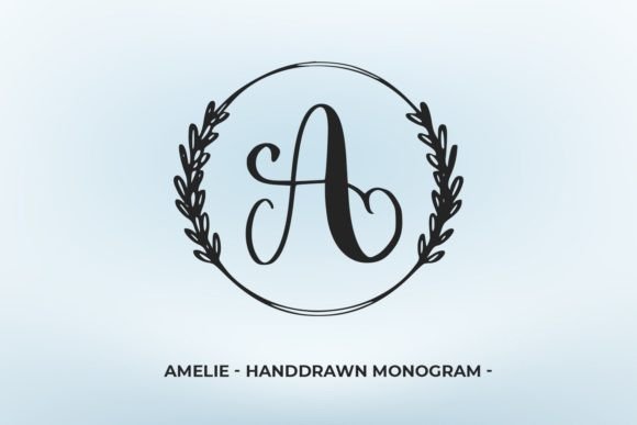 Amilie Monogram: The Perfect Display Font for Crafters