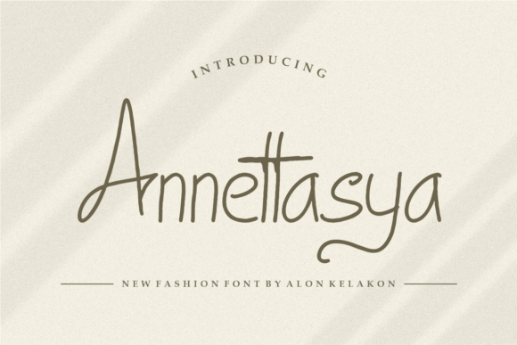 Annettasya: The Playful Handwritten Font for Bold Campaigns
