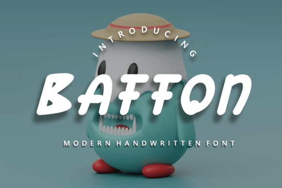 Baffon: A Whimsical Handwritten Font for Brands