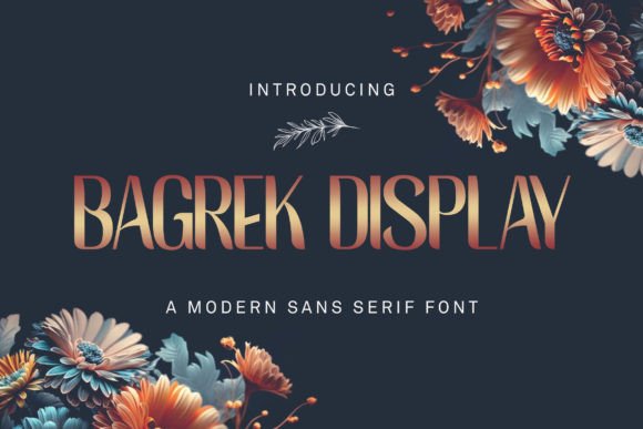 Bagrek Display: A Playful Font for Modern Brands