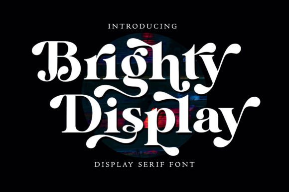 Brighty Display Serif Font for Crafters