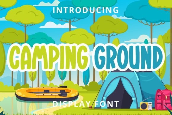 Camping Ground Font for Playful Branding