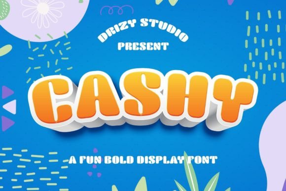 Cashy Display Font for Bold Campaign Headlines