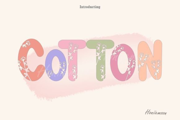 Cotton Font: A Playful Typeface for Makers