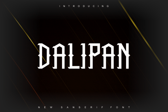 Dalipan: A Modern Sans Serif Typeface for Editorial Design