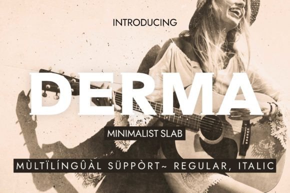 Derma Typeface for Modern Web Design
