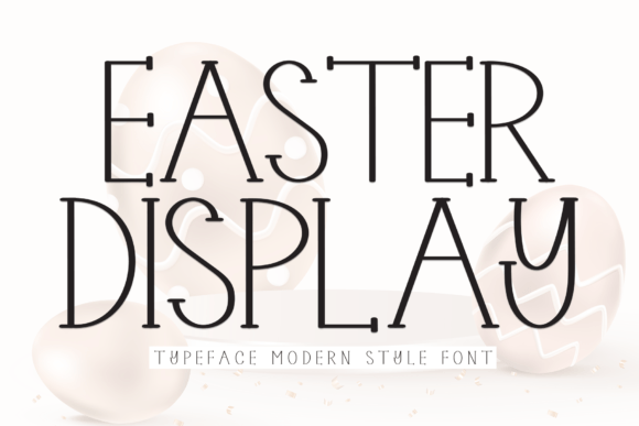 Easter Display Font for Editorial Design