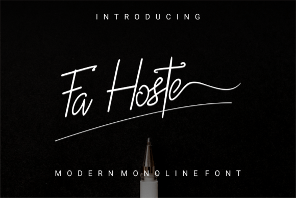 Fahoste: A Stylish Script Font for Modern Branding