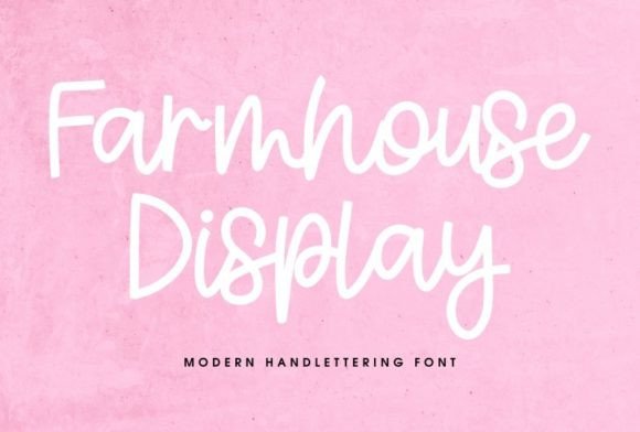 Farmhouse Display: A Timeless Typeface for Editorial Design