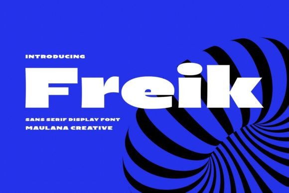 Freik: A Bold Sans Serif Typeface for Modern Headlines