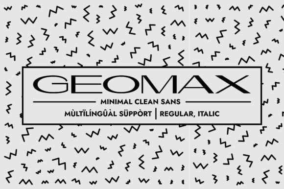 Geomax Typeface for Bold Campaign Visuals