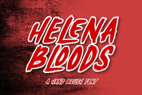 Helena Bloods: The Spooky Display Font for Halloween