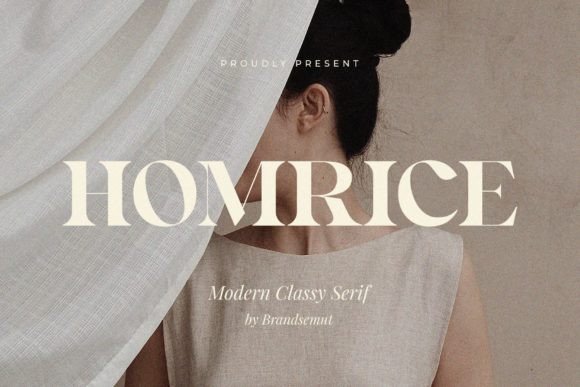 Homrice Serif Font for Elegant Branding