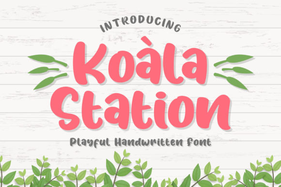 Koala Station: A Playful Handwritten Typeface