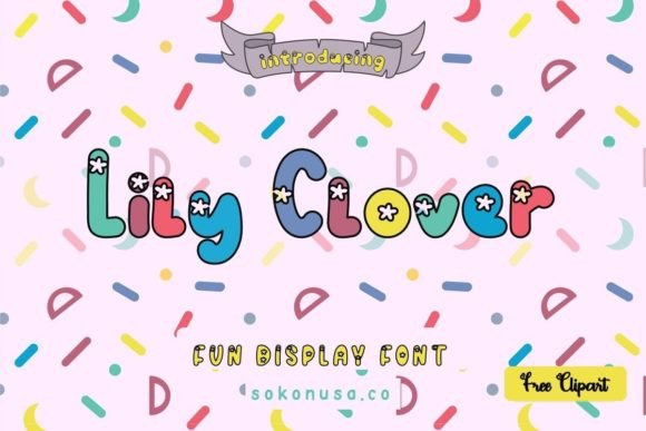 Lily Clover: The Playful Display Font for Creators