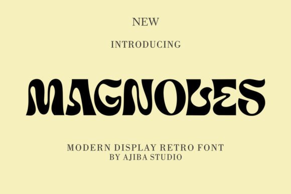 Magnoles Font for Retro Business Branding