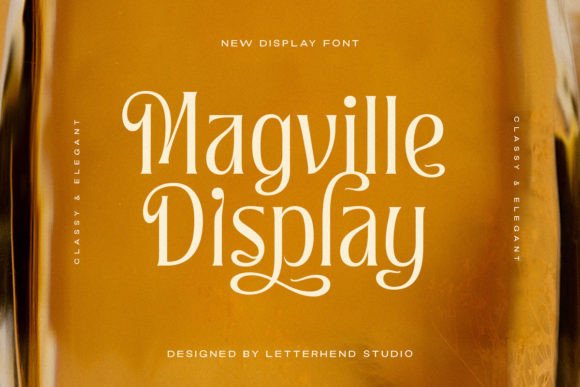 Magville Display Typeface for Elegant Campaigns