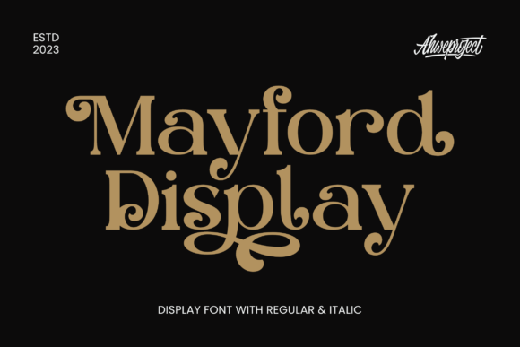 Manford Display: A Modern Serif Font for Elegant Branding