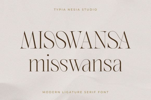 Misswansa Font Review for Elegant Branding
