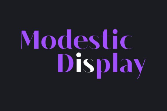 Modestic Display Font Review for Campaigns