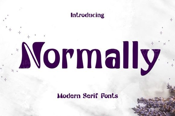 Normally: A Modern Serif Font for Editorial Design