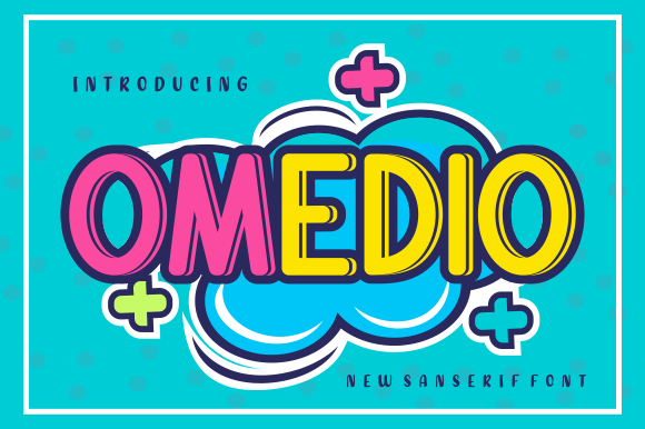 Omedio: The Fun Sans Serif Font for Bold Branding