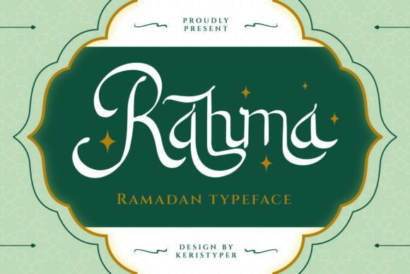 Rahma: An Elegant Arabic-Style Display Font