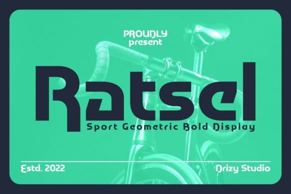 Ratsel Font: Bold Geometric Type for Makers