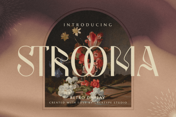 Strooma Retro Display Typeface for Branding