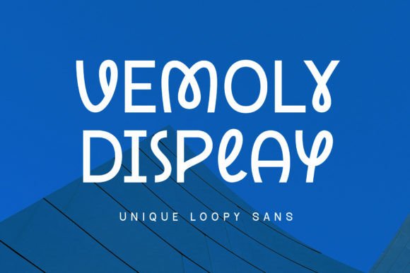 Vemoly Display: The Minimalist Sans Serif for Modern Design